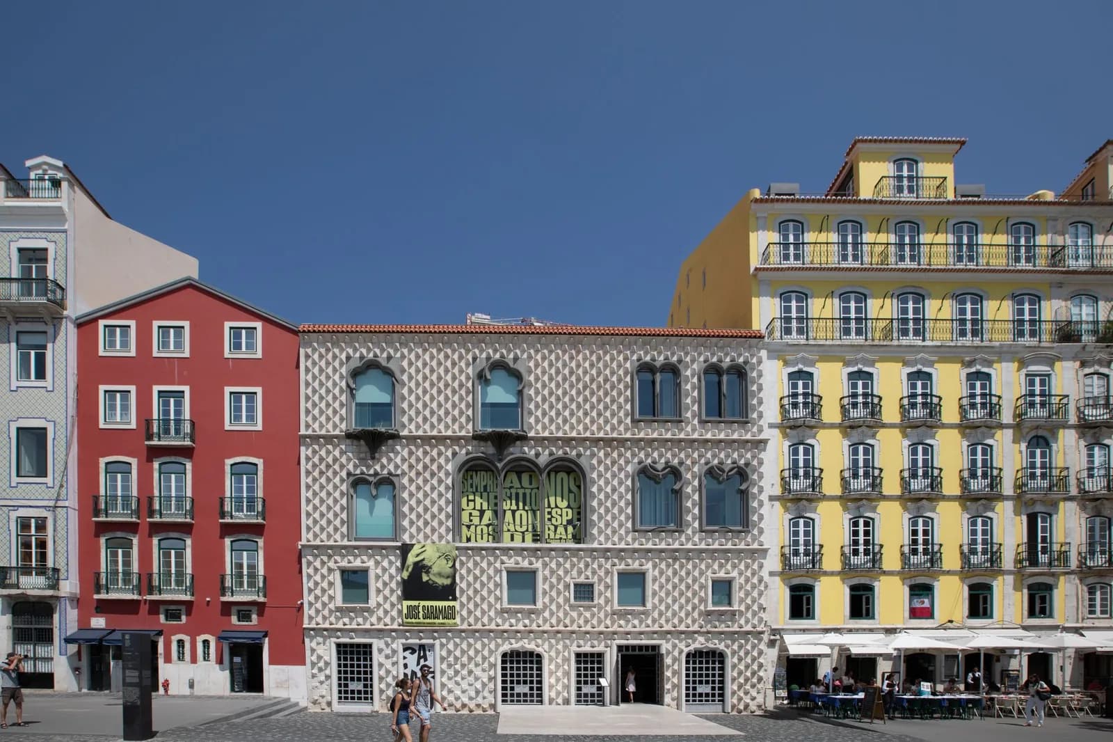 Façade en pointes de diamant de la Casa dos Bicos