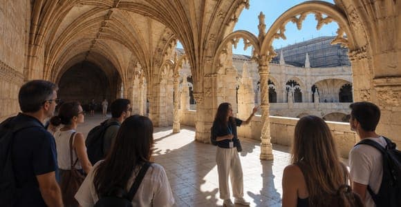 Belém en visite privée, entrée des Hiéronymites